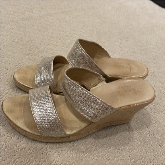 Penta sparkly Strappy Wedge Sandals🏯 - Picture 2 of 9